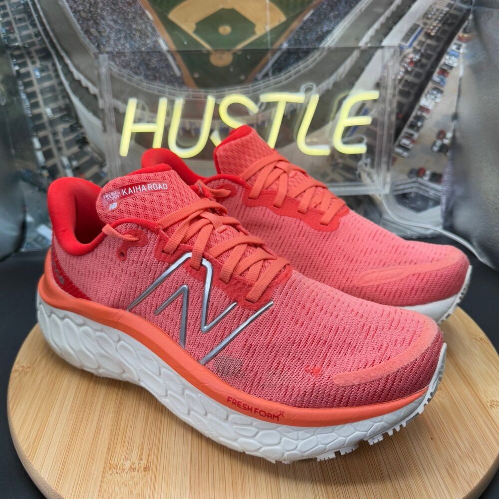 New Balance Fresh Foam X Kaiha Road V1 Gulf Red Slip Resistant Shoes Sz 8.5